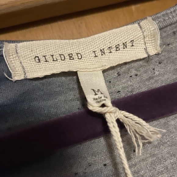 BKE Buckle Guilded Intent Tie Dye Flowy Top Medium - Picture 3 of 4